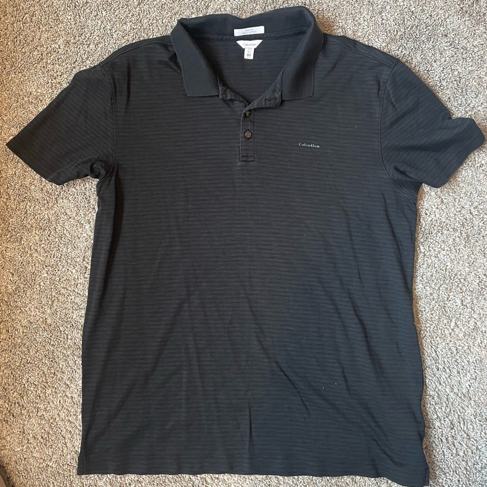 Black Calvin klein polo
